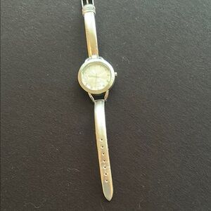 Nine West Slim Silver Watch